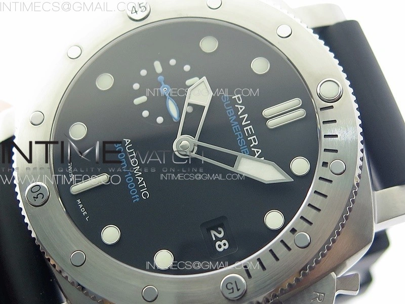 PAM1229 Y VSF 1:1 Best Edition Black Dial on Black Rubber Strap P900