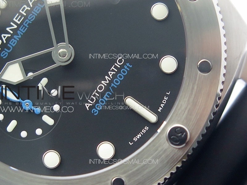 PAM1229 Y VSF 1:1 Best Edition Black Dial on Black Rubber Strap P900