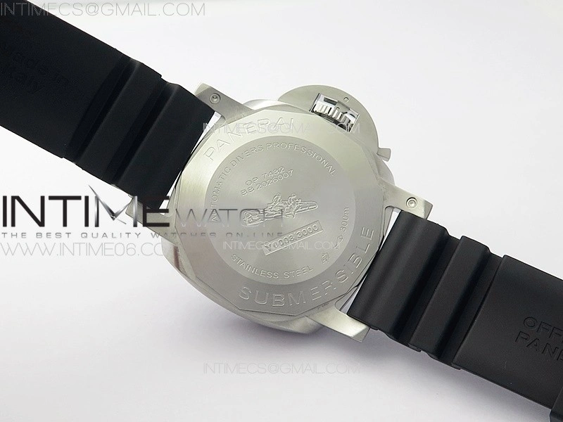 PAM1229 Y VSF 1:1 Best Edition Black Dial on Black Rubber Strap P900