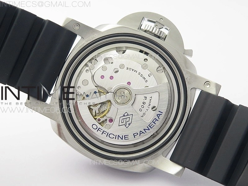 PAM1229 Y VSF 1:1 Best Edition Black Dial on Black Rubber Strap P900