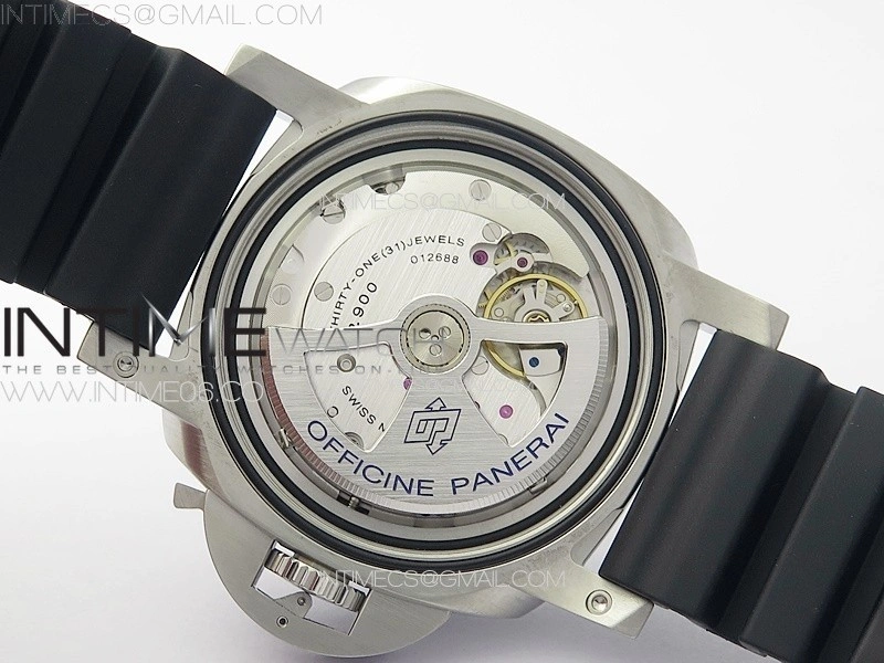 PAM1229 Y VSF 1:1 Best Edition Black Dial on Black Rubber Strap P900
