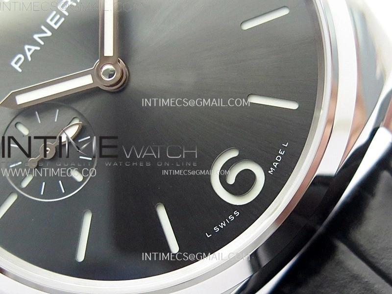PAM1250 X SS VSF 1:1 Best Edition Black Dial on Black Leather Strap Asian P900