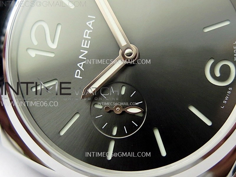 PAM1250 X SS VSF 1:1 Best Edition Black Dial on Black Leather Strap Asian P900