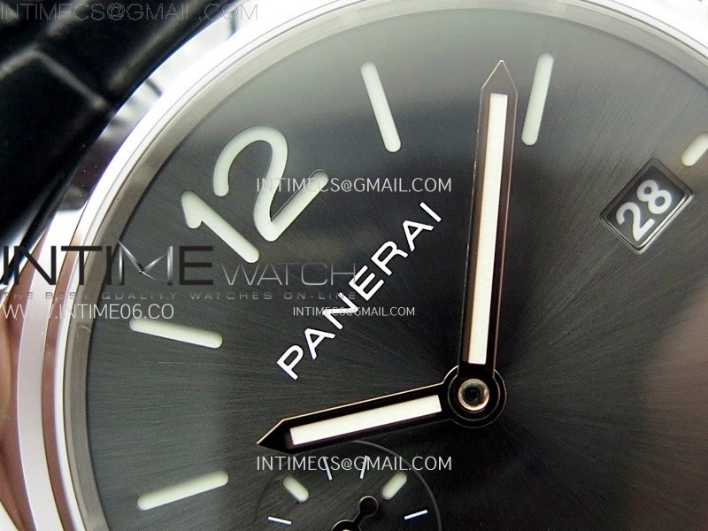 PAM1250 X SS VSF 1:1 Best Edition Black Dial on Black Leather Strap Asian P900