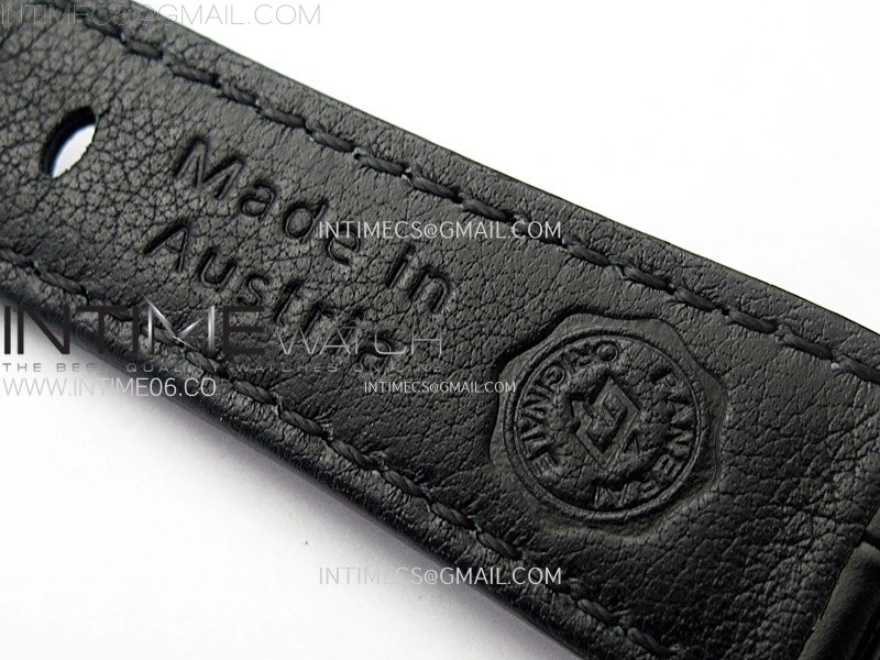PAM1250 X SS VSF 1:1 Best Edition Black Dial on Black Leather Strap Asian P900