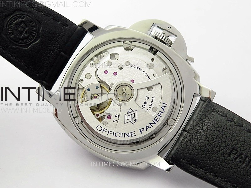 PAM1250 X SS VSF 1:1 Best Edition Black Dial on Black Leather Strap Asian P900
