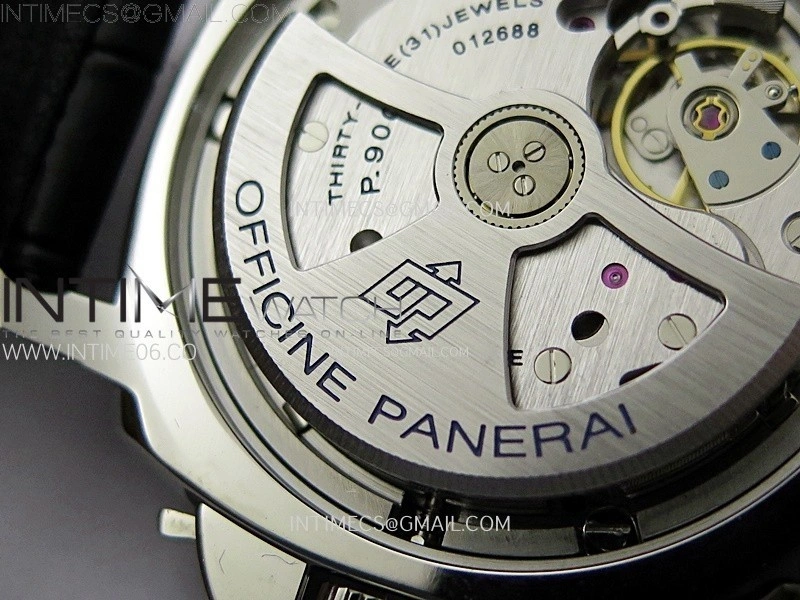 PAM1250 X SS VSF 1:1 Best Edition Black Dial on Black Leather Strap Asian P900