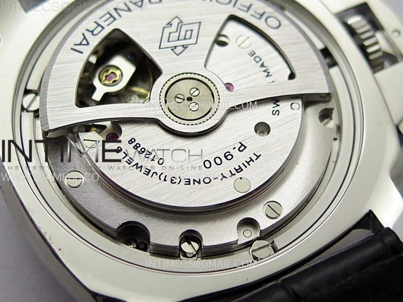 PAM1250 X SS VSF 1:1 Best Edition Black Dial on Black Leather Strap Asian P900