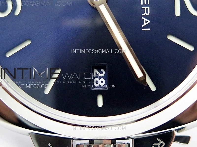 PAM1274 X SS VSF 1:1 Best Edition Blue Dial on Blue Leather Strap Asian P900