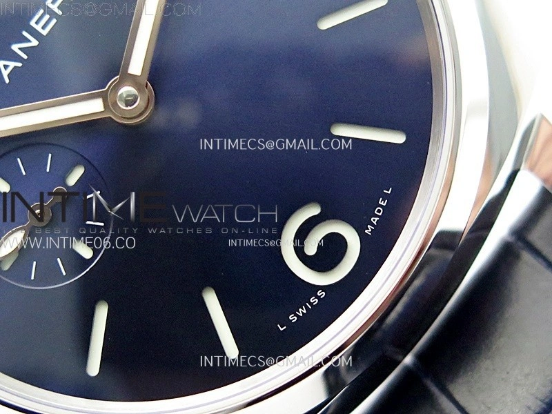 PAM1274 X SS VSF 1:1 Best Edition Blue Dial on Blue Leather Strap Asian P900