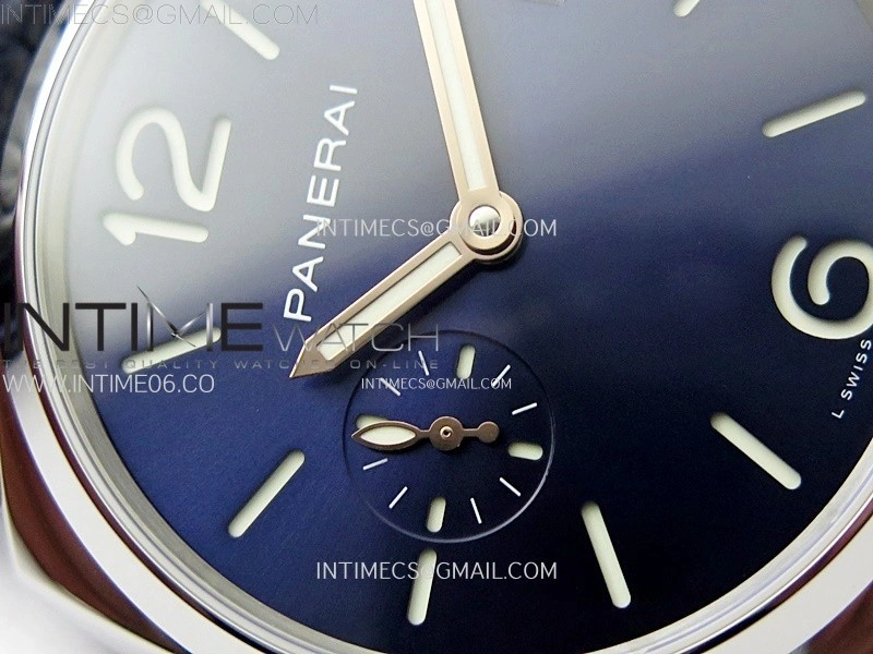 PAM1274 X SS VSF 1:1 Best Edition Blue Dial on Blue Leather Strap Asian P900