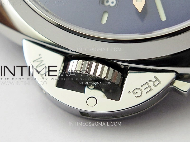 PAM1274 X SS VSF 1:1 Best Edition Blue Dial on Blue Leather Strap Asian P900