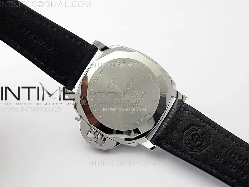 PAM1274 X SS VSF 1:1 Best Edition Blue Dial on Blue Leather Strap Asian P900