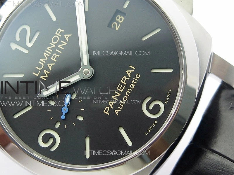 PAM1312 W TTF 1:1 Best Edition on Black Leather Strap P9010