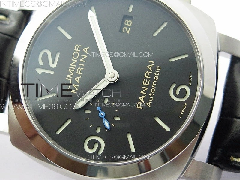 PAM1312 W TTF 1:1 Best Edition on Black Leather Strap P9010