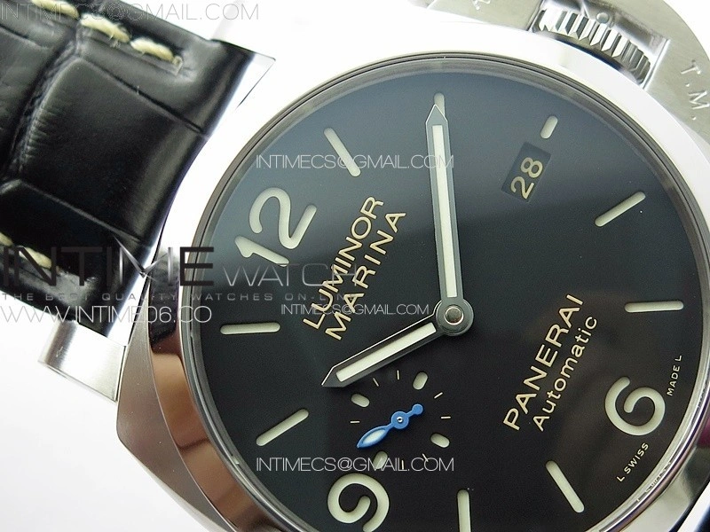 PAM1312 W TTF 1:1 Best Edition on Black Leather Strap P9010