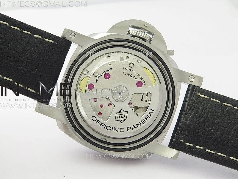 PAM1312 W TTF 1:1 Best Edition on Black Leather Strap P9010