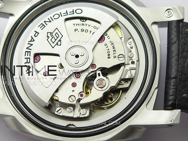 PAM1312 W TTF 1:1 Best Edition on Black Leather Strap P9010