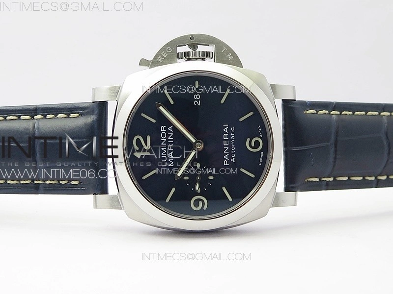 PAM1313 W TTF 1:1 Best Edition on Blue Leather Strap P9010