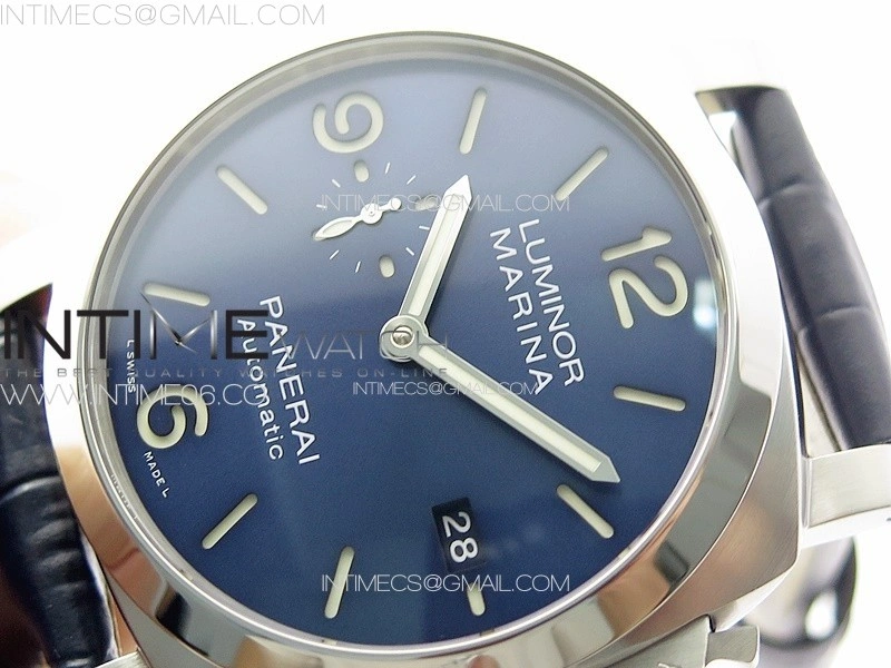 PAM1313 W TTF 1:1 Best Edition on Blue Leather Strap P9010