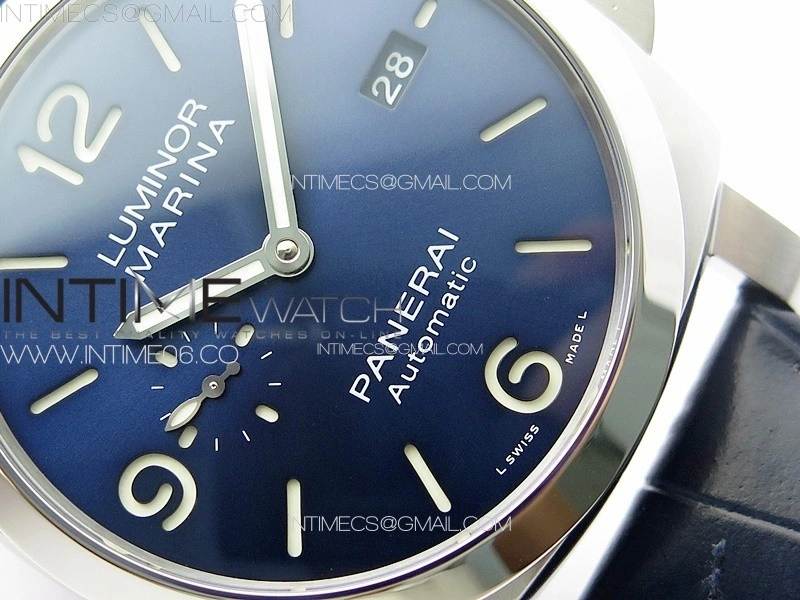 PAM1313 W TTF 1:1 Best Edition on Blue Leather Strap P9010