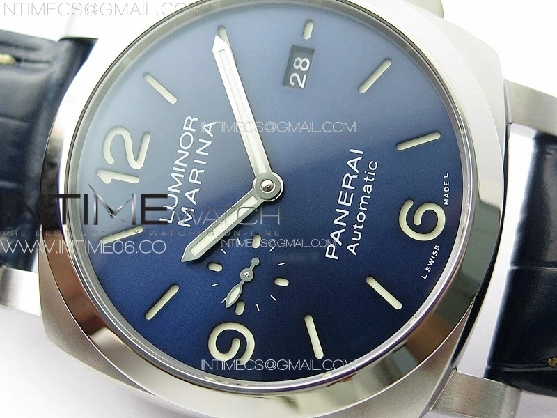 PAM1313 W TTF 1:1 Best Edition on Blue Leather Strap P9010