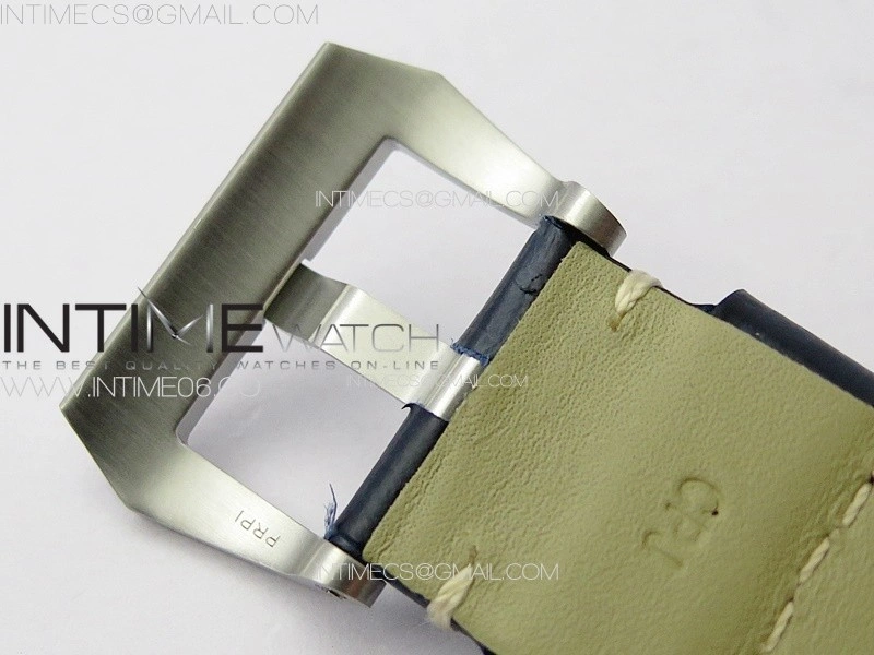 PAM1313 W TTF 1:1 Best Edition on Blue Leather Strap P9010
