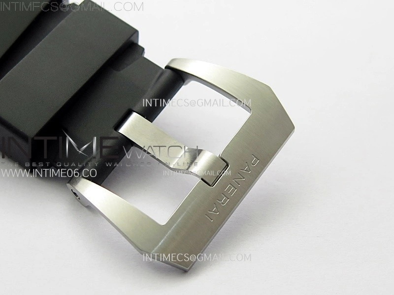 PAM1323 Y GMT VSF 1:1 Best Edition Dark Gray Dial on Black Rubber Strap P9011