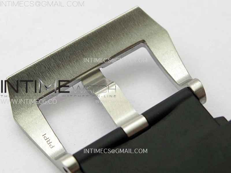 PAM1323 Y GMT VSF 1:1 Best Edition Dark Gray Dial on Black Rubber Strap P9011