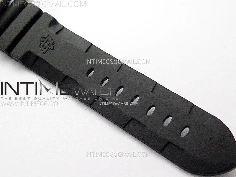 PAM1323 Y GMT VSF 1:1 Best Edition Dark Gray Dial on Black Rubber Strap P9011
