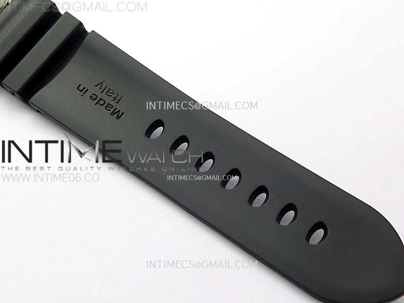 PAM1323 Y GMT VSF 1:1 Best Edition Dark Gray Dial on Black Rubber Strap P9011