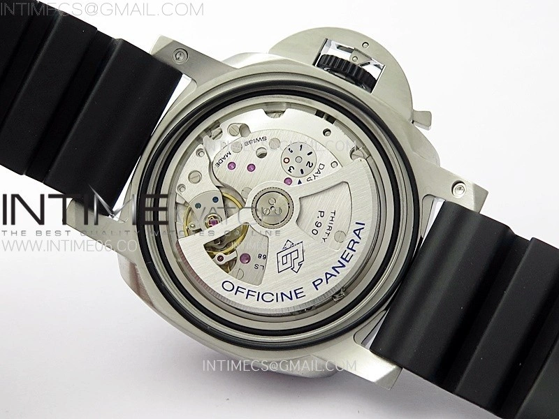 PAM1323 Y GMT VSF 1:1 Best Edition Dark Gray Dial on Black Rubber Strap P9011