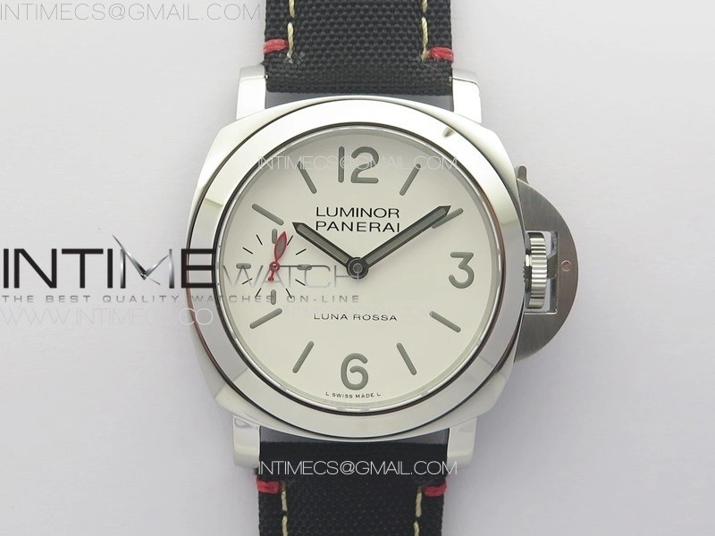 PAM1342 W HWF 1:1 Best Edition White Dial on Black Nylon Strap A6497