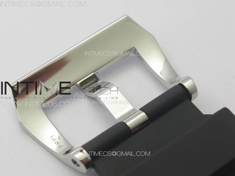 PAM1342 W HWF 1:1 Best Edition White Dial on Black Rubber Strap A6497