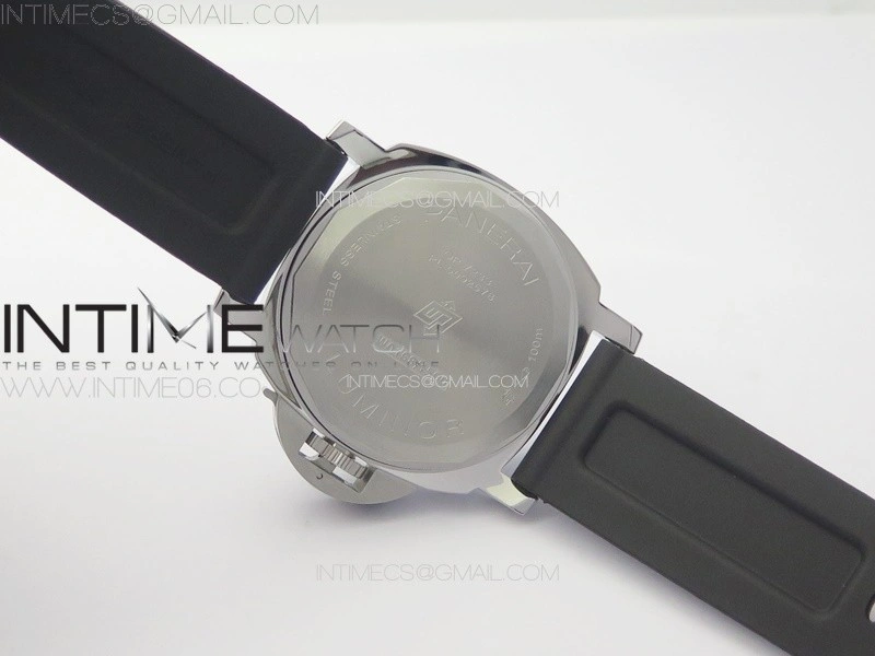 PAM1342 W HWF 1:1 Best Edition White Dial on Black Rubber Strap A6497