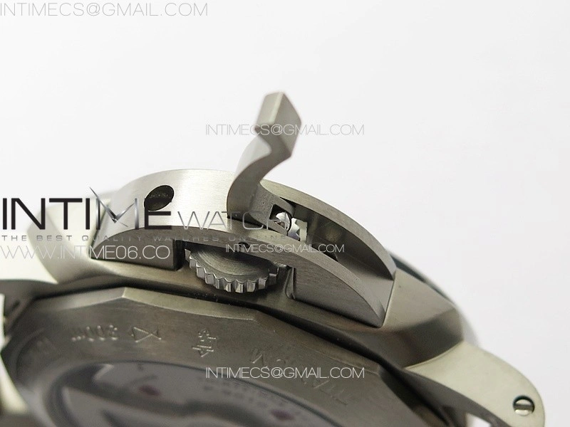 PAM1351 Ti TTF 1:1 Best Edition on Brown Leather Strap P9010