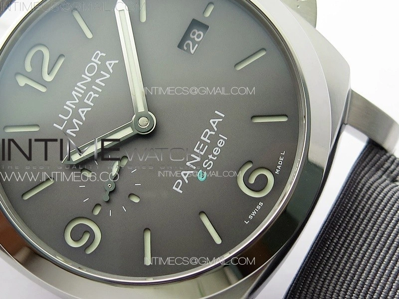 PAM1358 W TTF 1:1 Best Edition on Gray Nylon Strap P9010