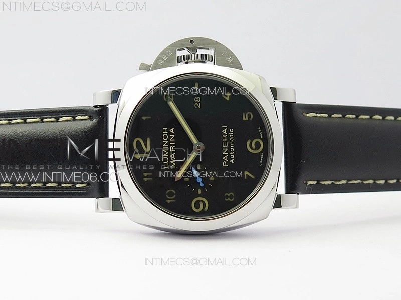 PAM1359 W TTF 1:1 Best Edition on Black Leather Strap P9010