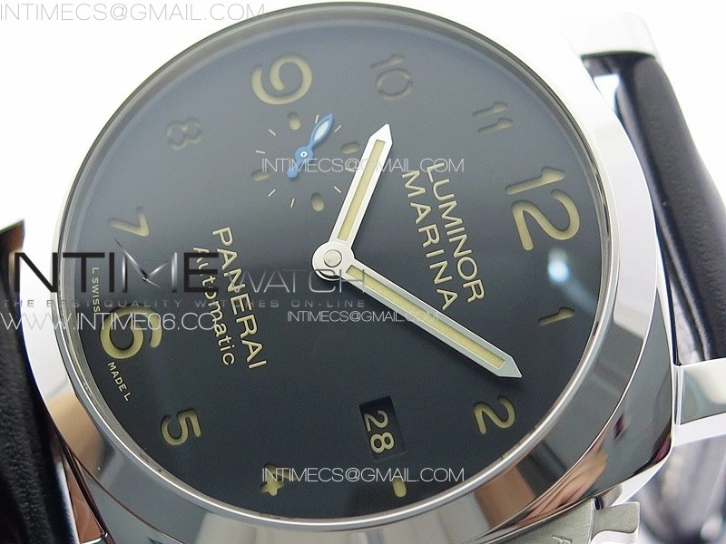 PAM1359 W TTF 1:1 Best Edition on Black Leather Strap P9010