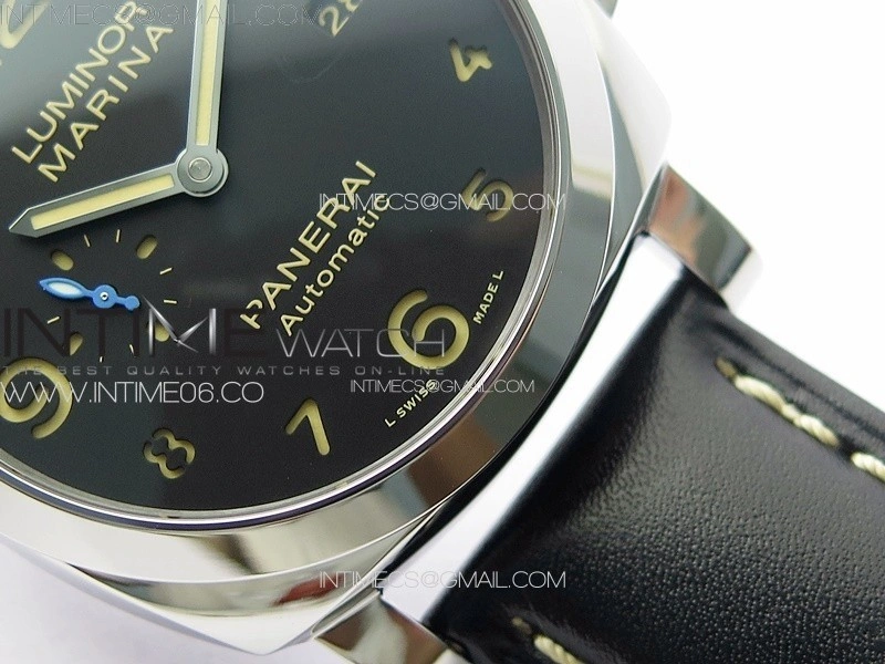 PAM1359 W TTF 1:1 Best Edition on Black Leather Strap P9010