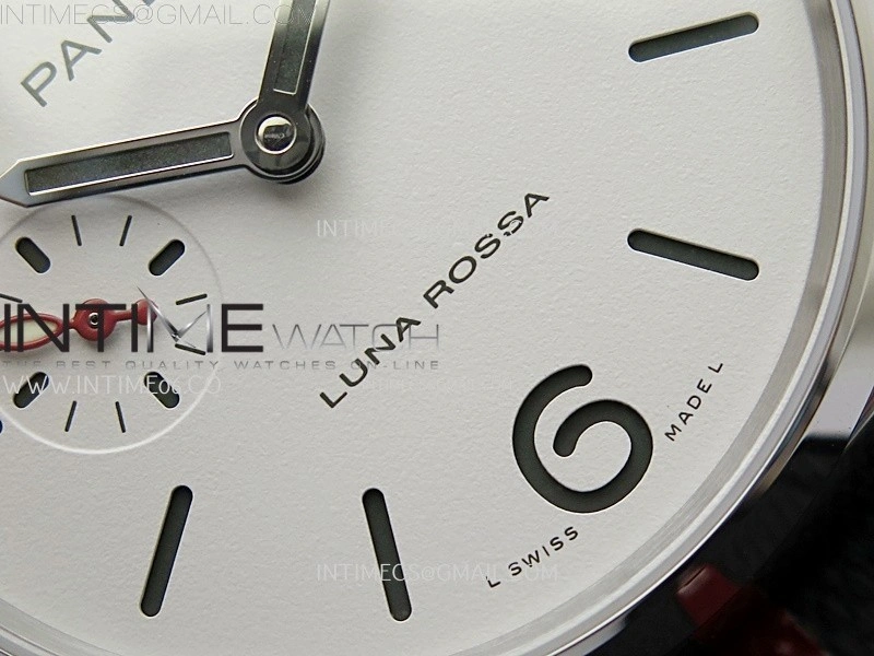 PAM1381 Z 42mm VSF 1:1 Best Edition White Dial on Black Rubber Strap P900