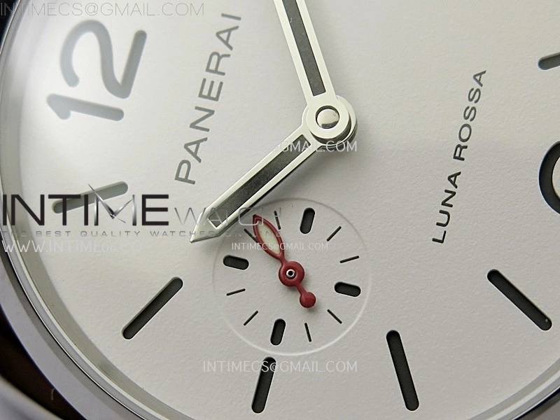 PAM1381 Z 42mm VSF 1:1 Best Edition White Dial on Black Rubber Strap P900