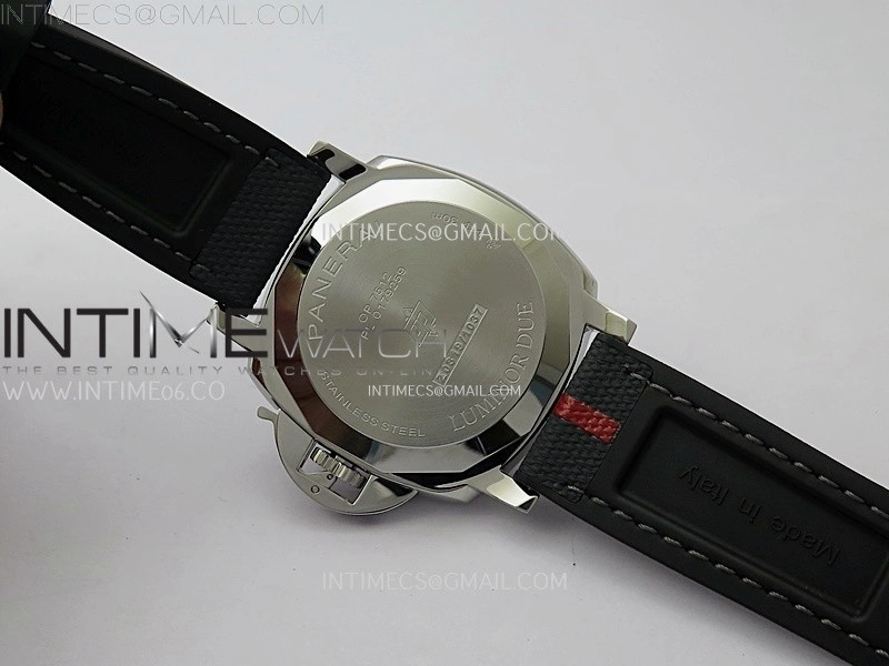 PAM1381 Z 42mm VSF 1:1 Best Edition White Dial on Black Rubber Strap P900