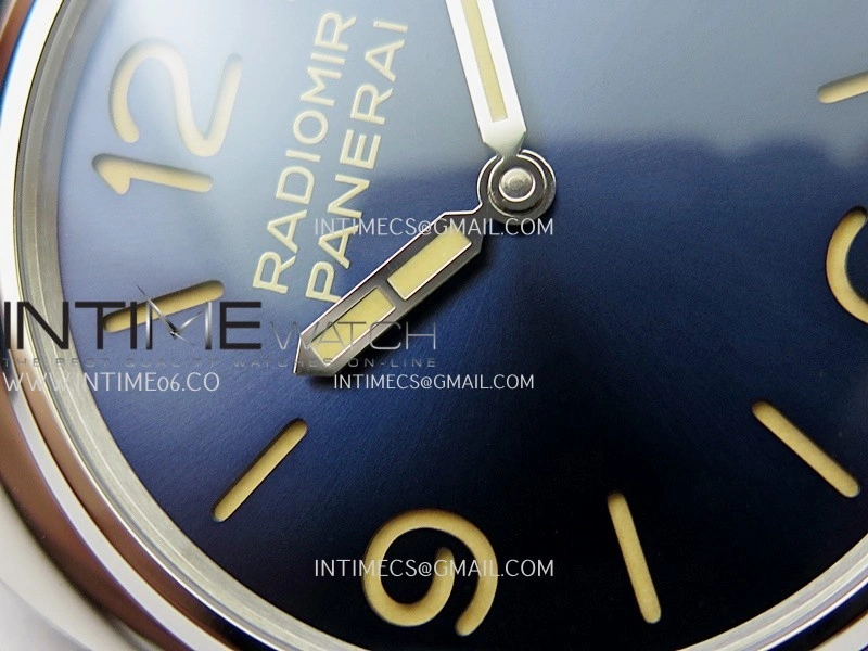 PAM1383 HWF 1:1 Best Edition Blue Dial On Blue ASSO Leather Strap A6497