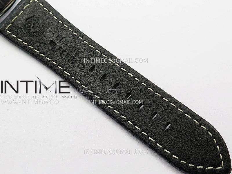 PAM1383 HWF 1:1 Best Edition Blue Dial On Blue ASSO Leather Strap A6497