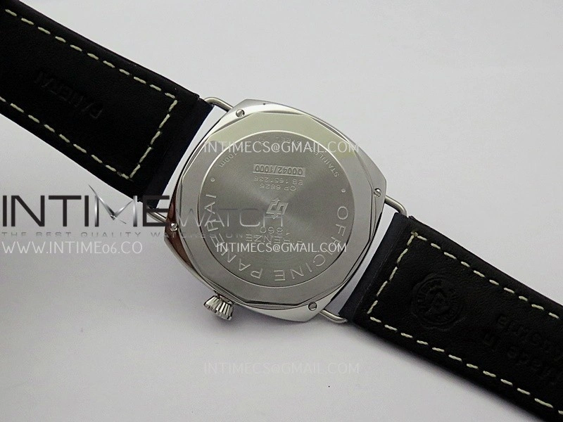PAM1383 HWF 1:1 Best Edition Blue Dial On Blue ASSO Leather Strap A6497