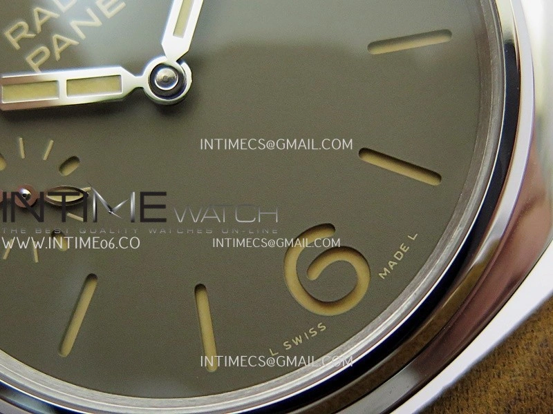PAM1384 HWF 1:1 Best Edition Gray Dial On Brown ASSO Leather Strap A6497