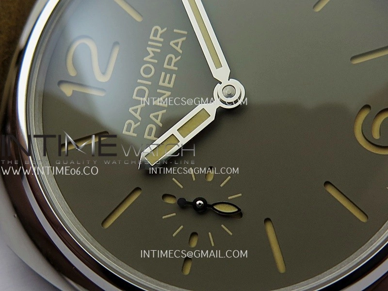 PAM1384 HWF 1:1 Best Edition Gray Dial On Brown ASSO Leather Strap A6497