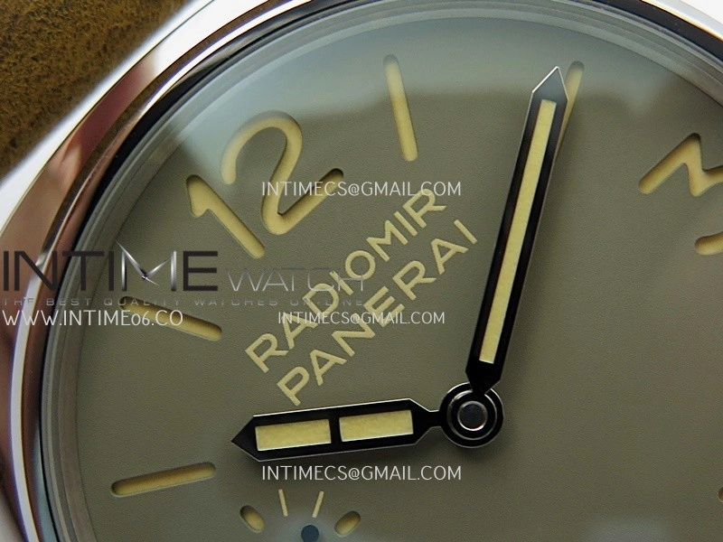 PAM1384 HWF 1:1 Best Edition Gray Dial On Brown ASSO Leather Strap A6497