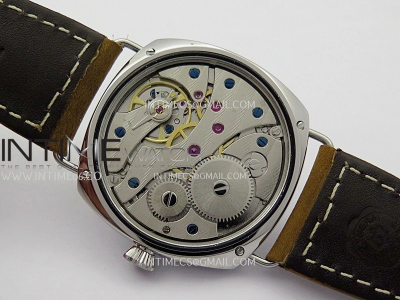 PAM1384 HWF 1:1 Best Edition Gray Dial On Brown ASSO Leather Strap A6497